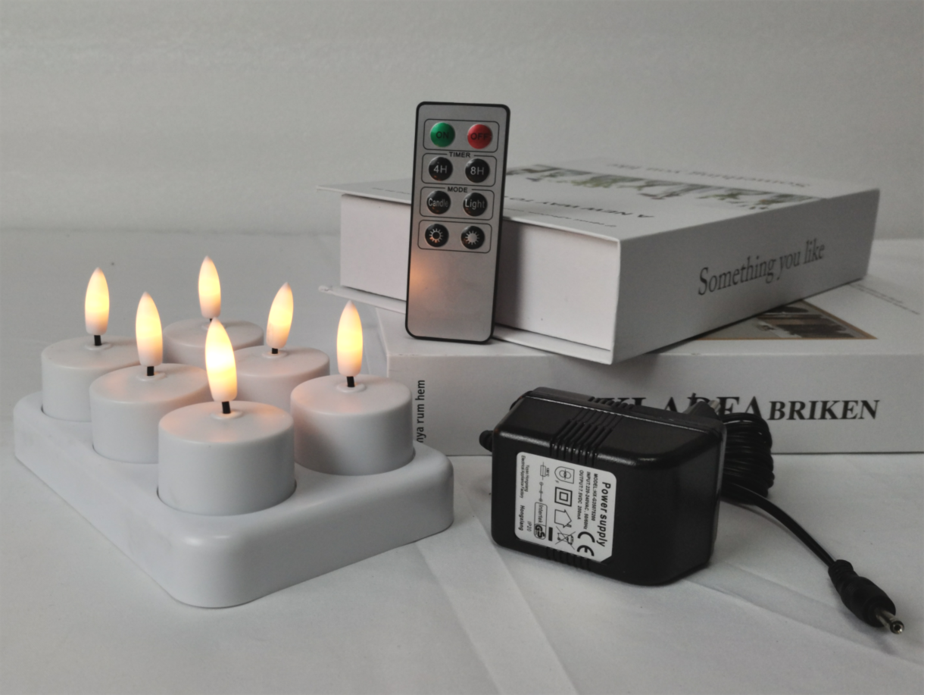 S/6 Rechargeable Candle Light