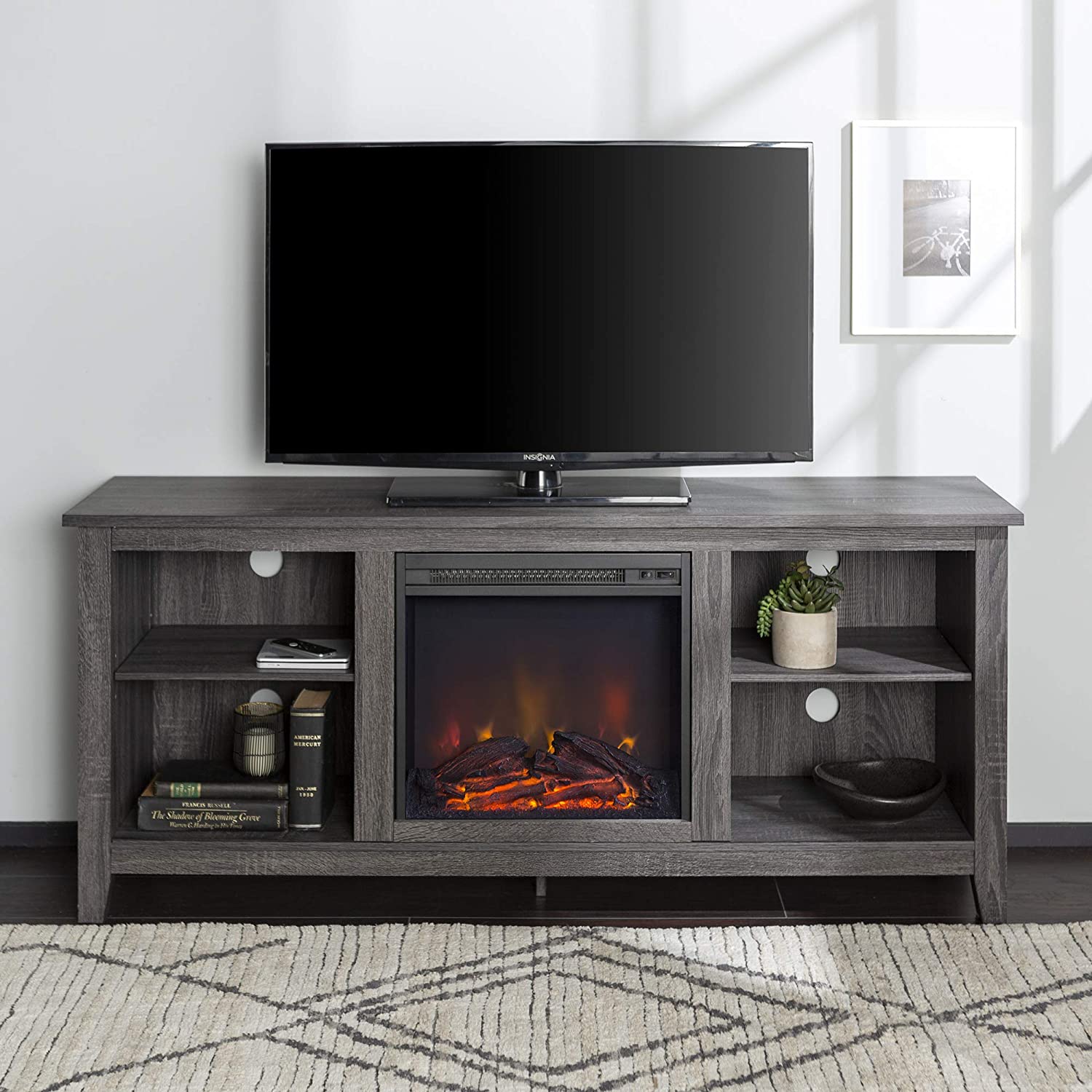 fireplace tv cabinet