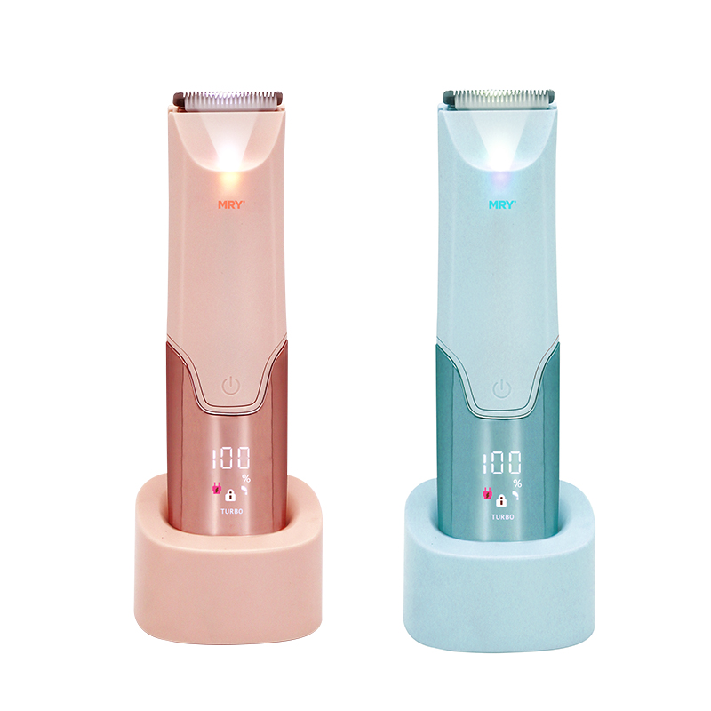 MRY Waterproof Ceramic Blade Lady Bikini Shaver Rechargeable Women Body Arm Waist Groin Hair Trimmer