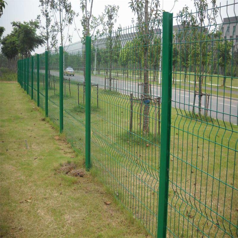 high quality RAL 6005 3D fence panel for France