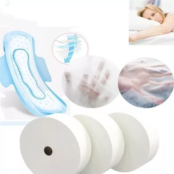 Sanitary area use nonwoven fabric, such like for diapers, pet mat, disposable underwear, shoe covers