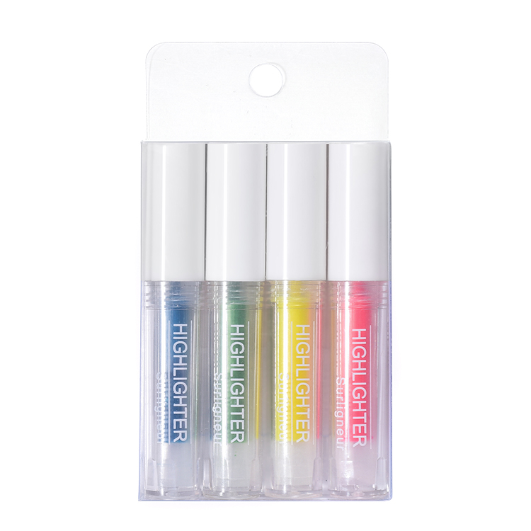 Mini Size Kawaii Highlighter Marker for Students Highlighter Pen with Lipstick Shape
