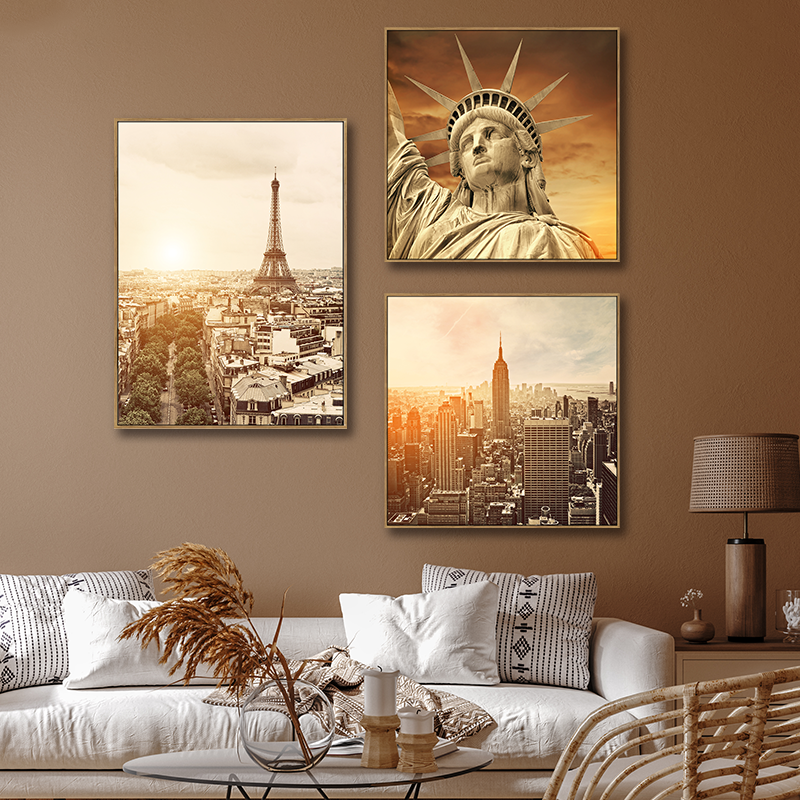 I love NewYork Floating Framed Canvas Art City canvas prints with frame floater canvas painting