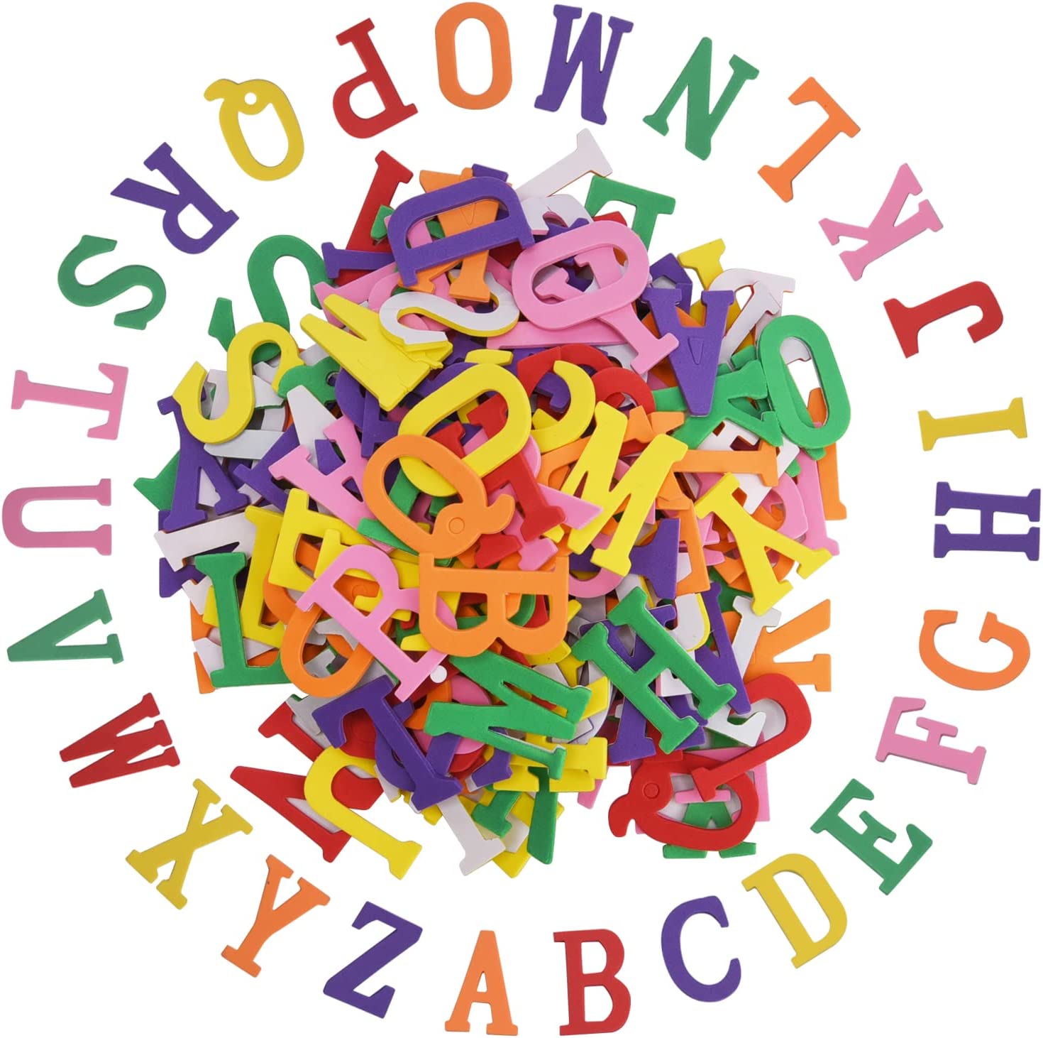 Three-Dimensional Foamy Sticker Toy Colorful Sticky Letter Alphabet Goma EVA Foam Sticker