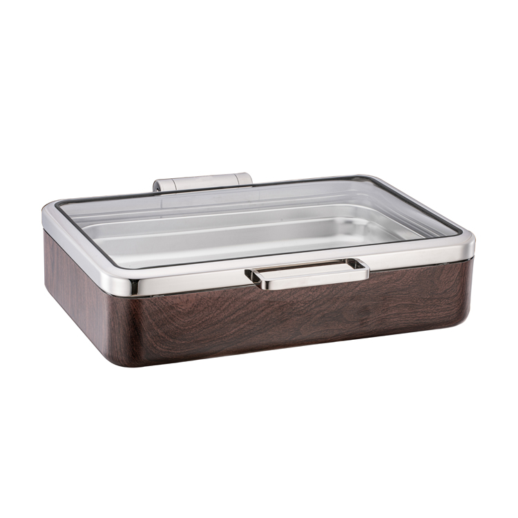 Induction Chafer Set Wood Grain Painting