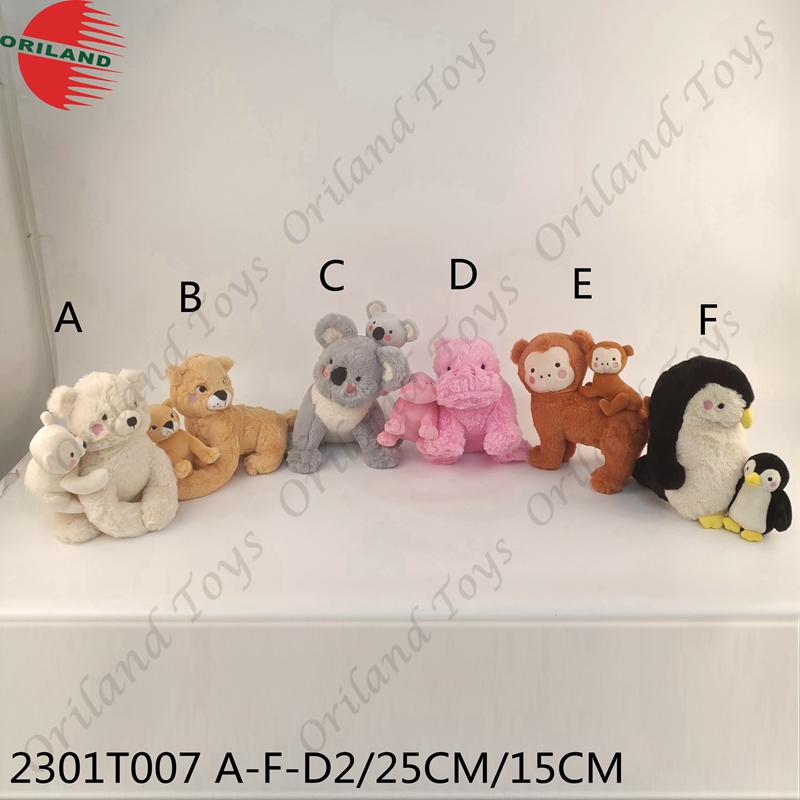 Stuffed Animal Babies With Their Mothers