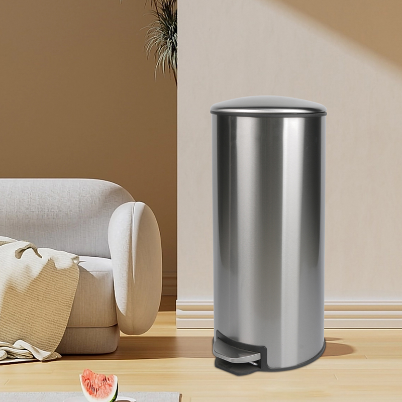 3L 5L 12L 20L 30L quiet close stainless steel foot pedal household dustbin SW6803Z