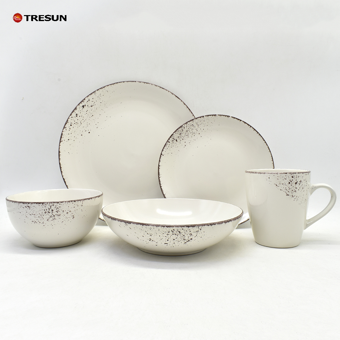 Stoneware dinnerware set