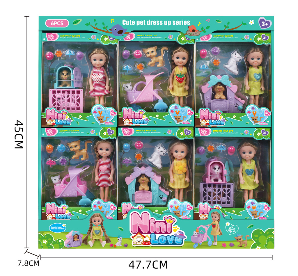 6 Inch Doll(With Accessories)