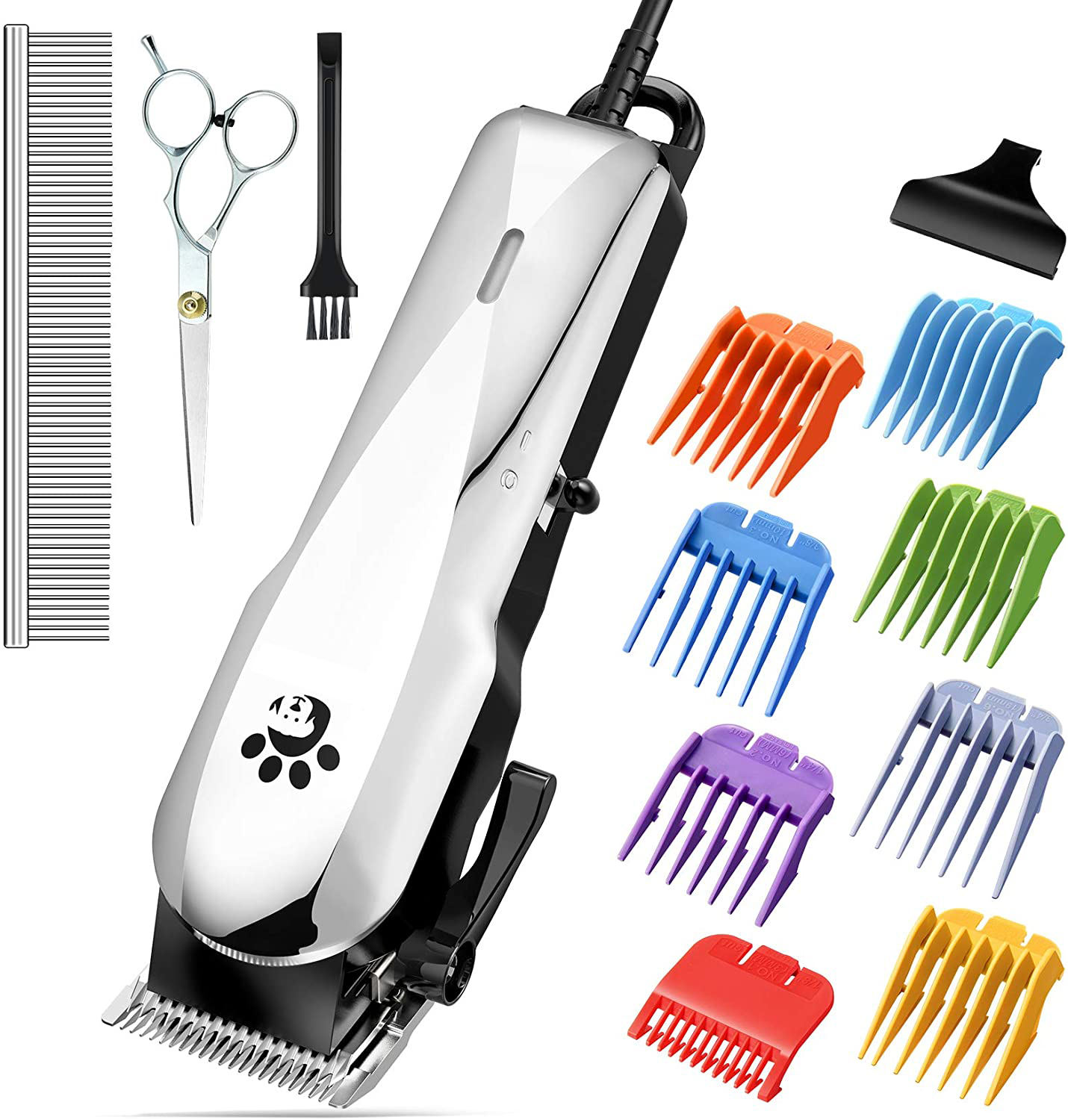 MRY 2023 Low-noise MR-809E Pet Hair Trimmer Set Safety Pet Hair Shaver Adjustable Dog Hair Clipper