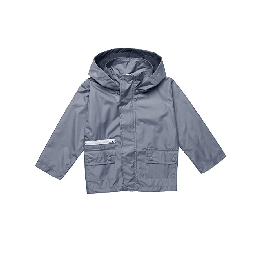 Kid's fashion short waterproof jacket windproof coat