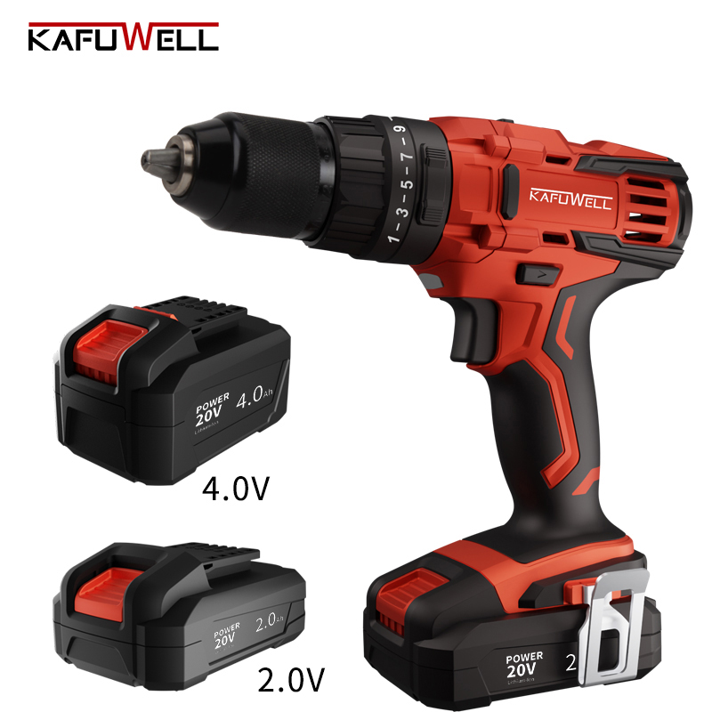 20V dual speed impact lithium electric drill