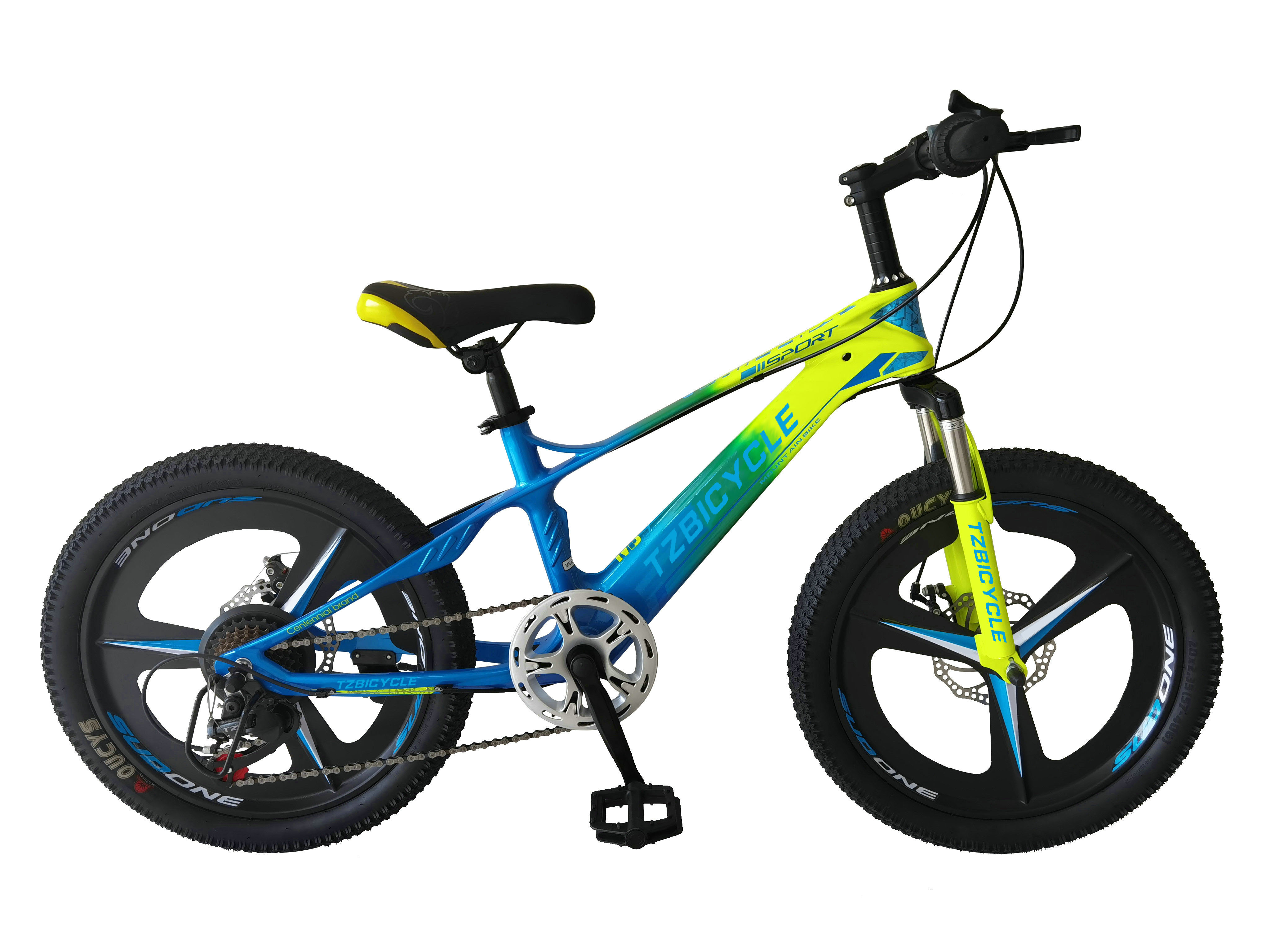 7 speed bicycle 20inch bicycle for boys disc brake bike one peice wheel