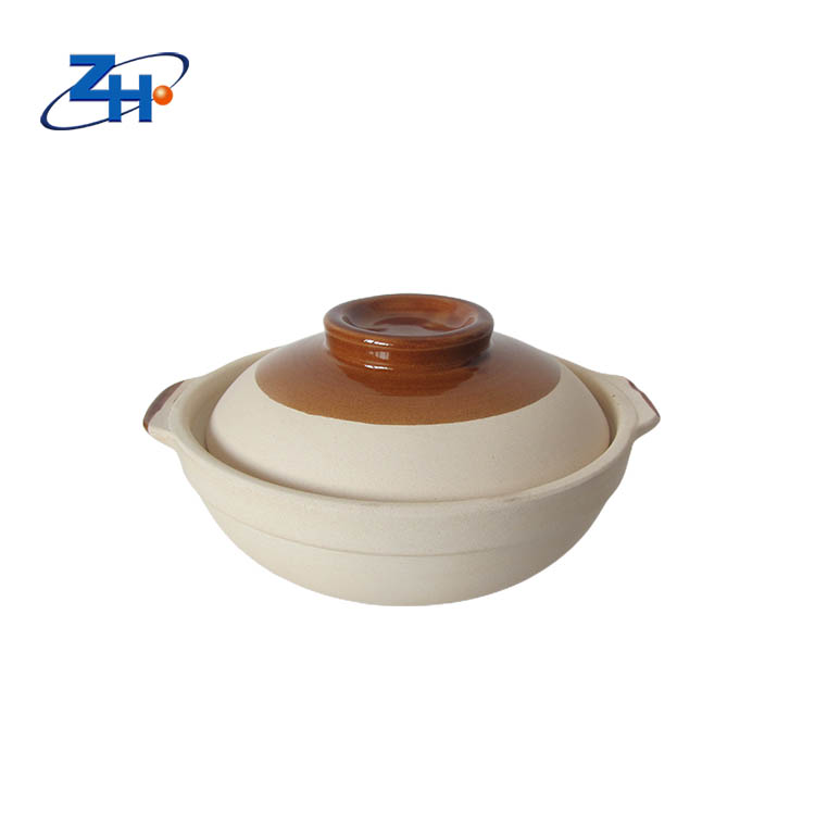 Korean large capacity ceramic cooking pot casserole open fire casserole