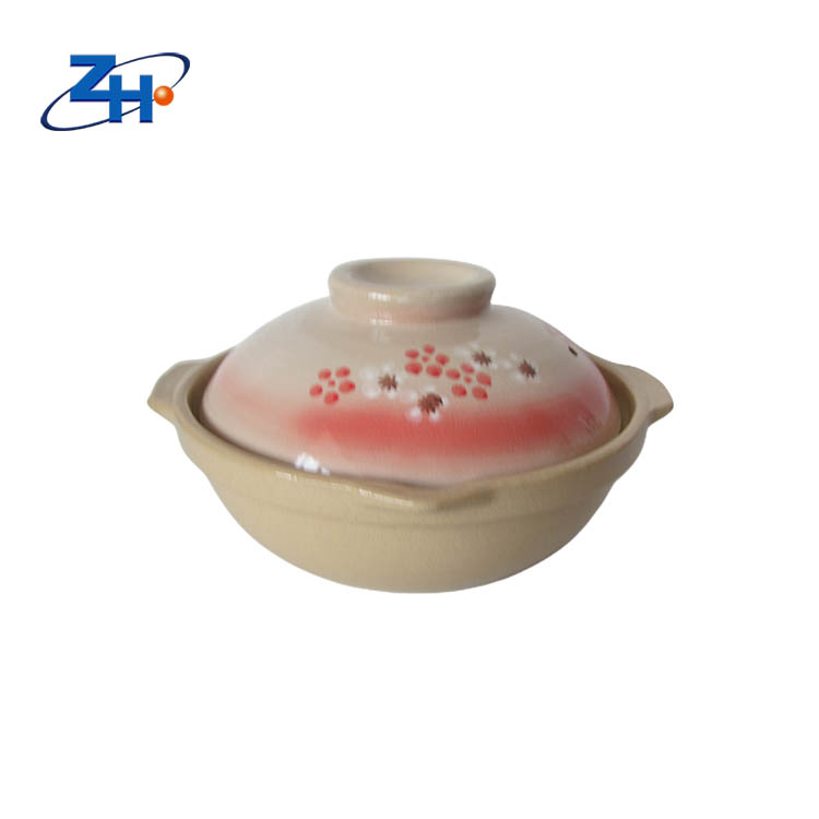 Japanese and Korean style retro series ceramic kitchenware cooking pot