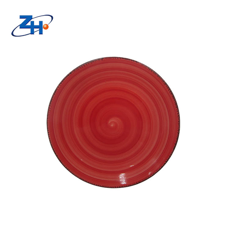 Customzied Ceramic Hand-Painting 7.5inch ceramic plate