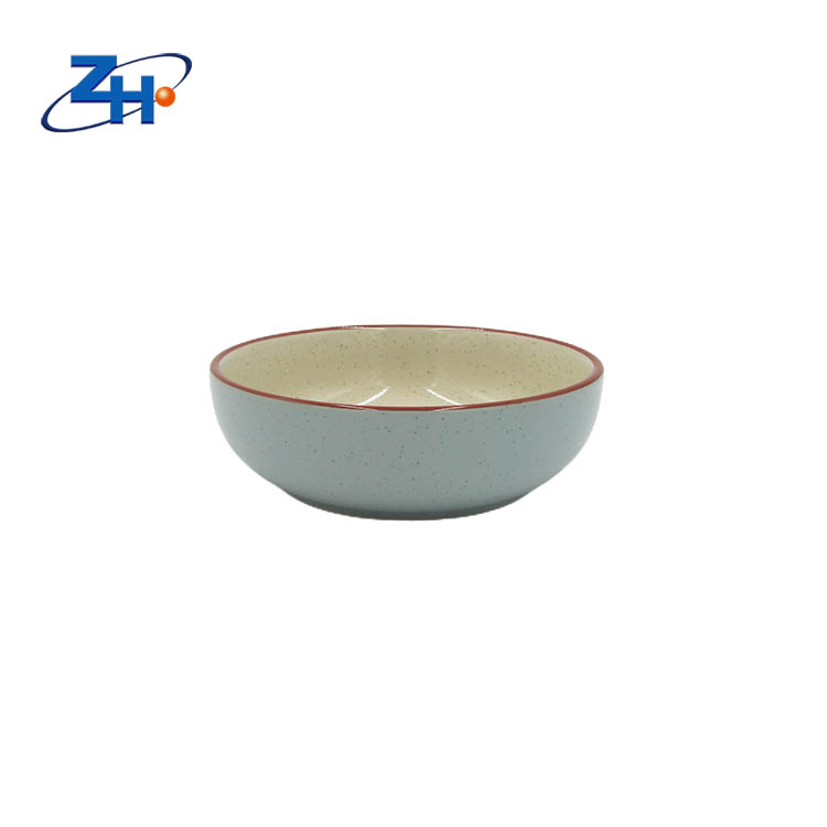 Japanese style speckled double color glazed ceramic bowl Sauce dish