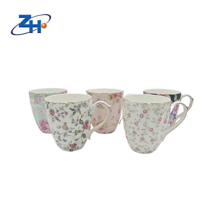 Bone china coffee mug milk mug for set in office