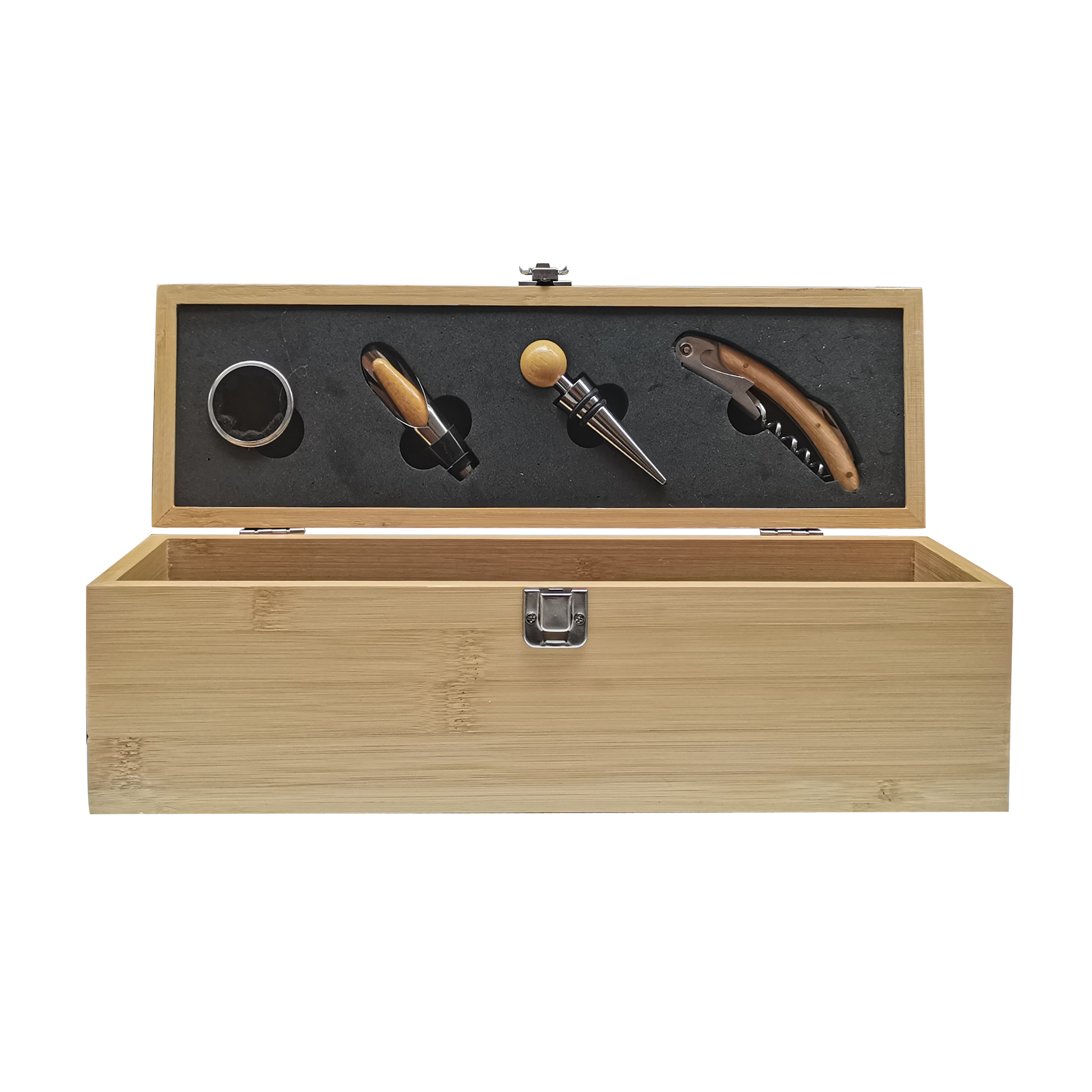 Clamshell wine gift box