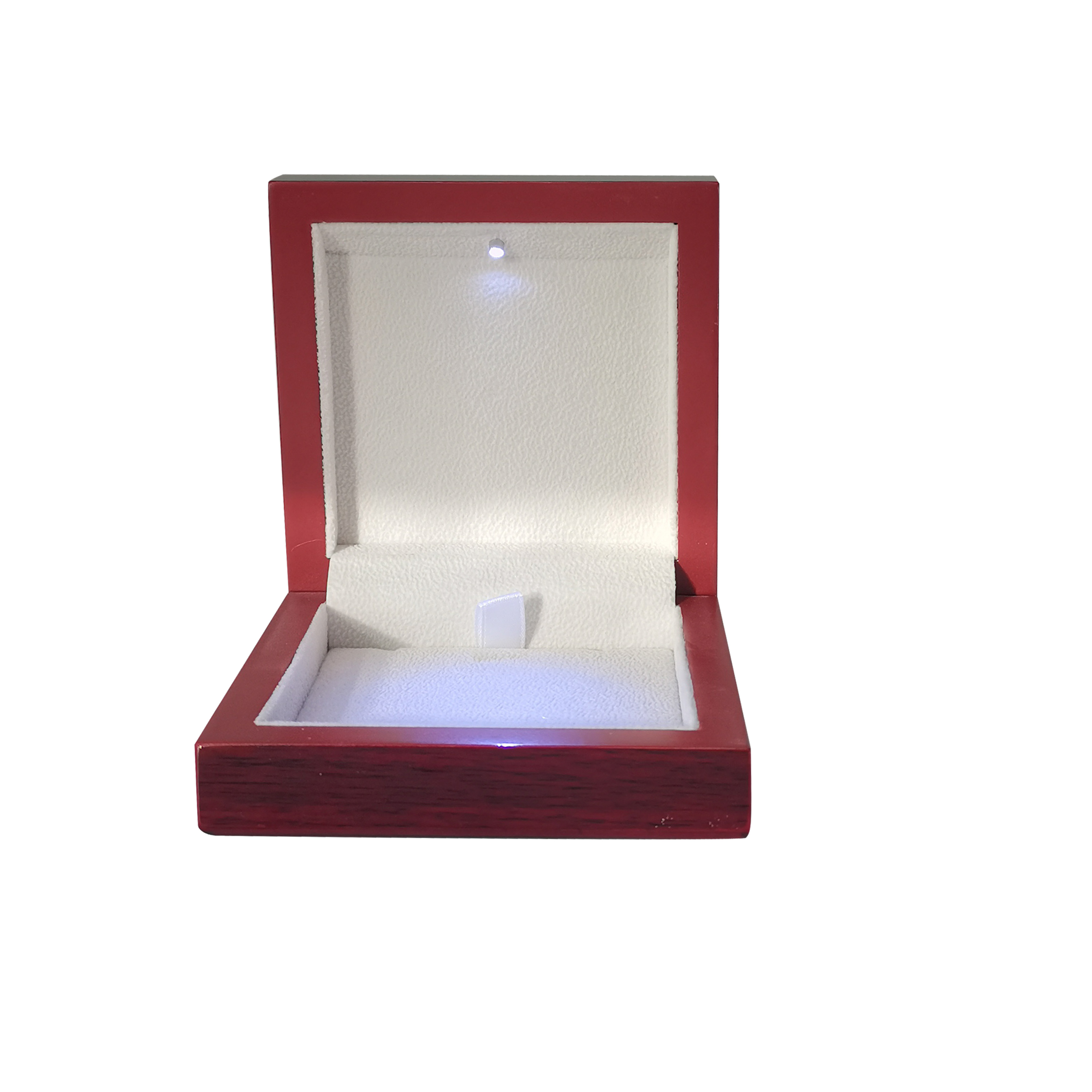 LED wooden box with light jewelry box