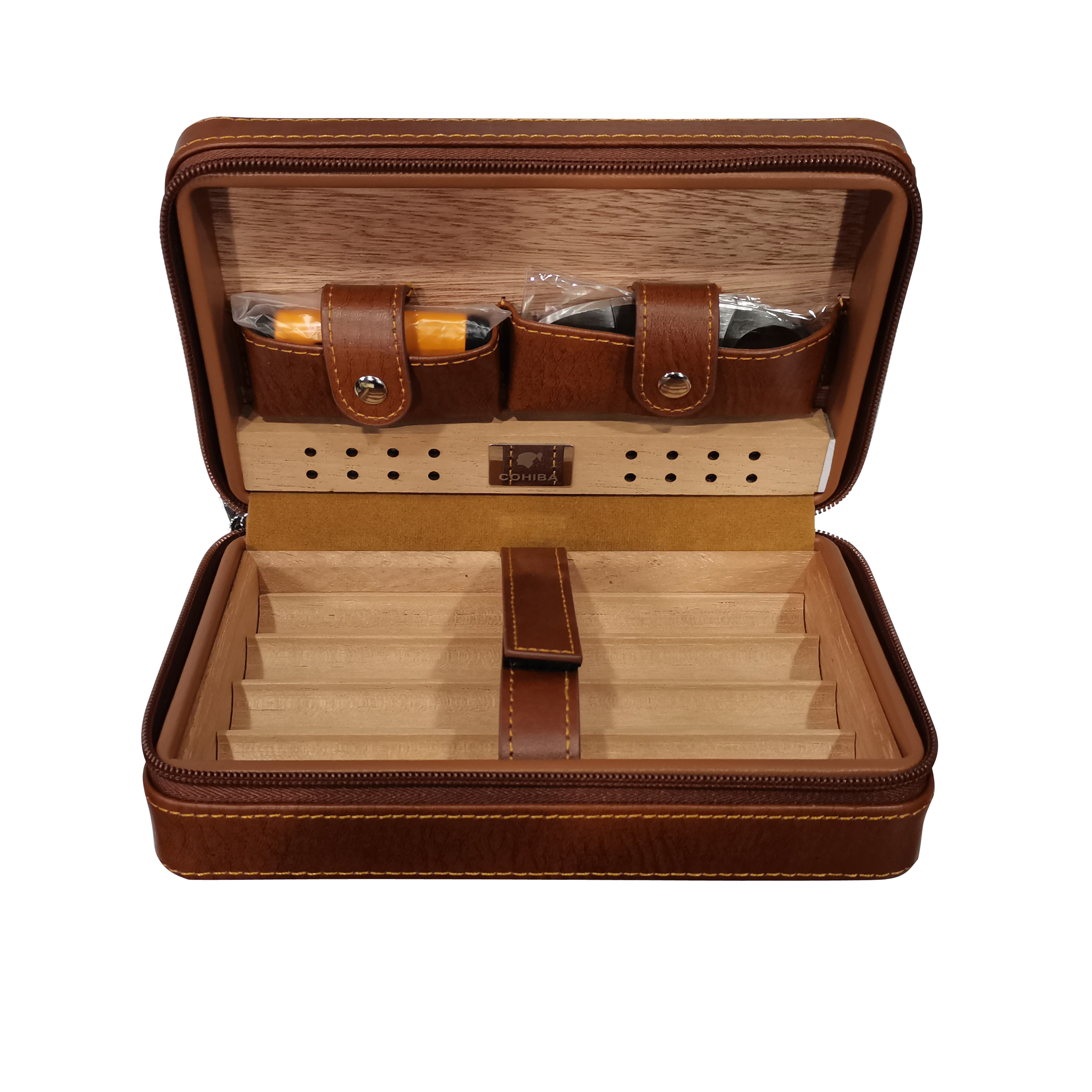 Portable cigar case