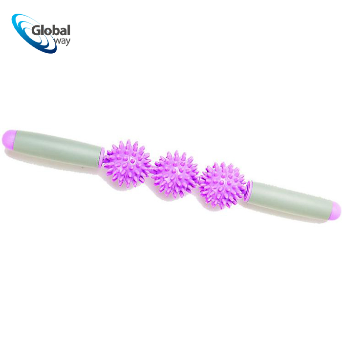 3-Ball Muscle roller massage stick
