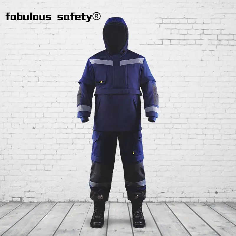 Russian Long Sleeve Fire Resistant Oil Gas Industry Hoodies Workwear