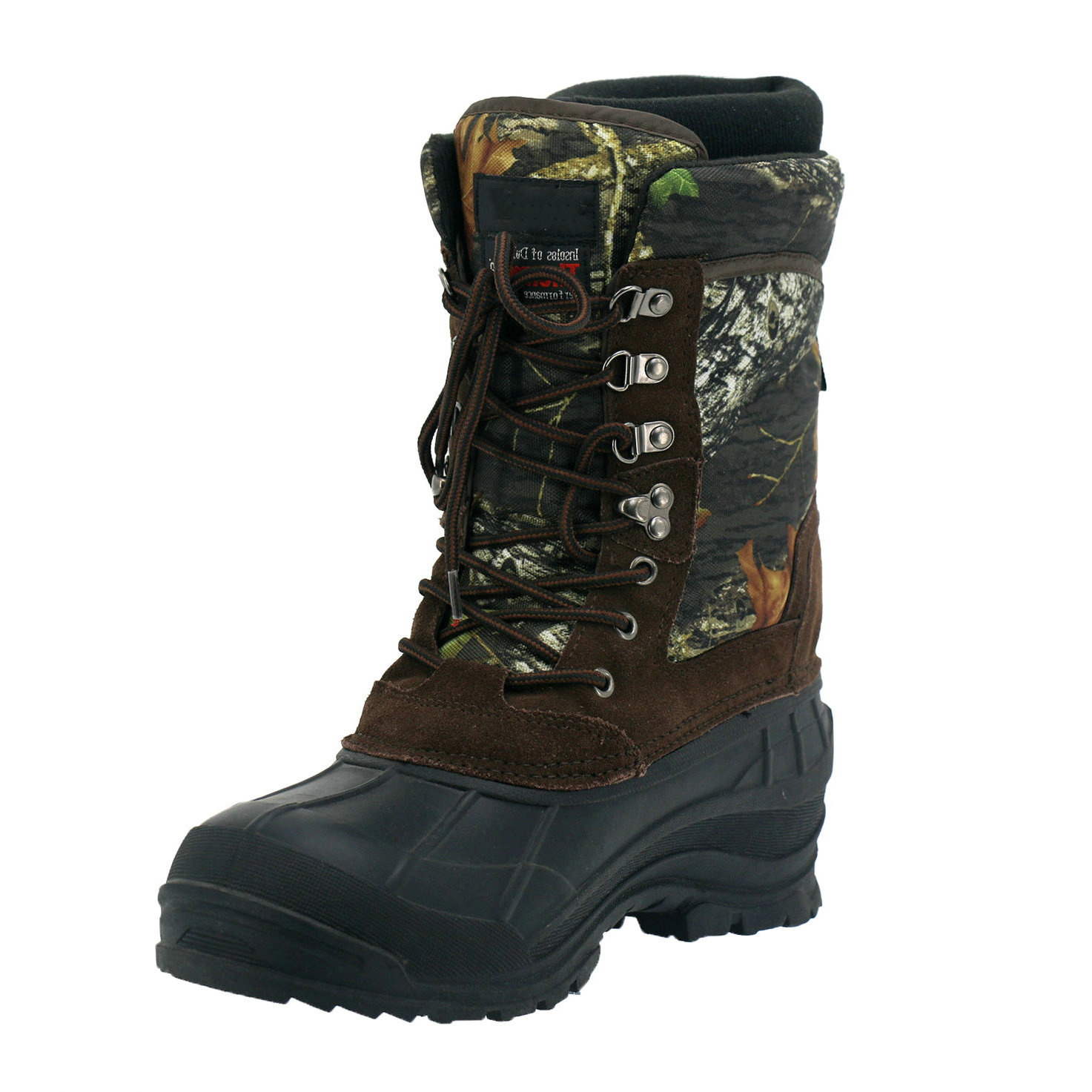 High Quality Waterproof TPR Soles Fishing Winter Women Mens Warm Camouflage Hunting Snow Boots