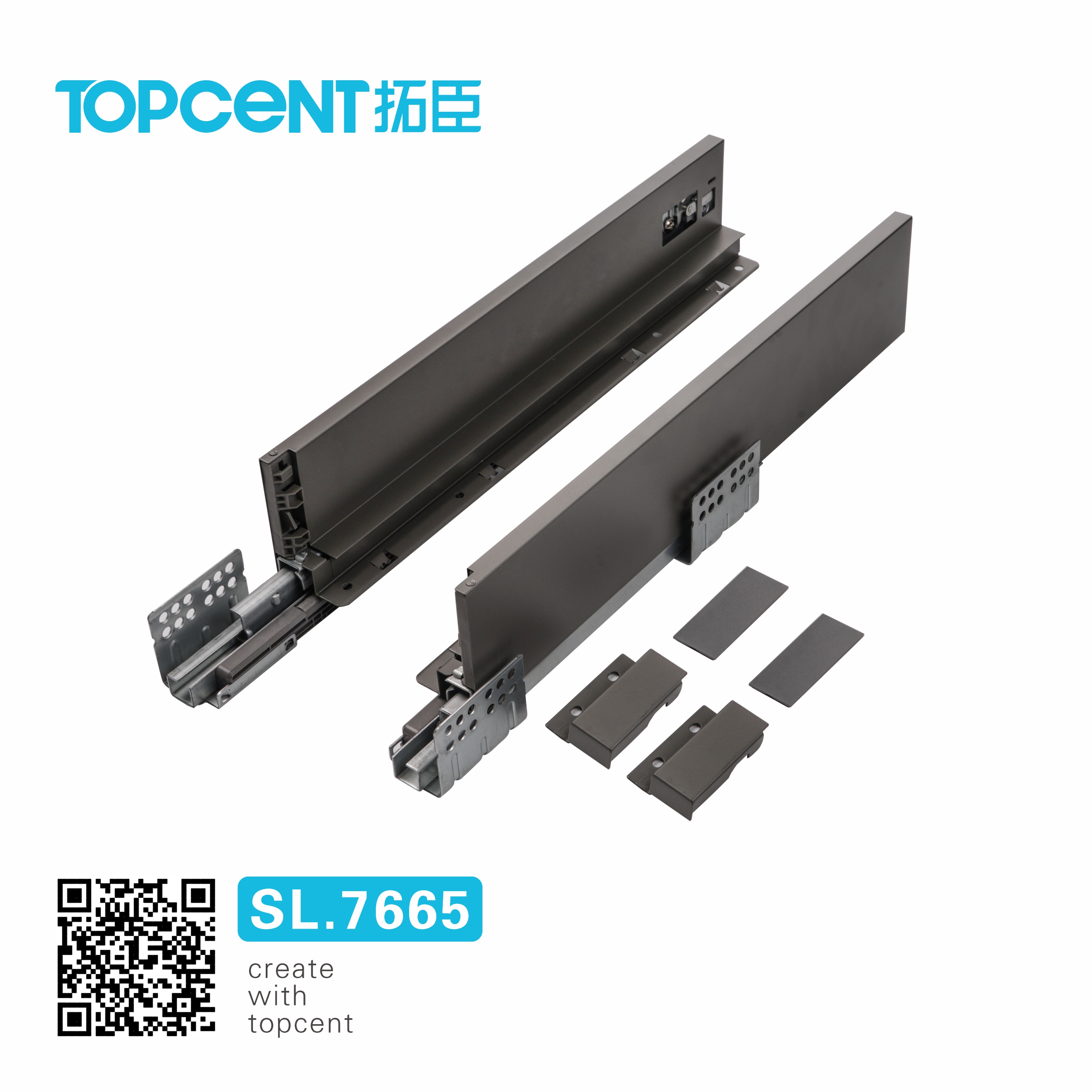 TOPCENT slim tandem box