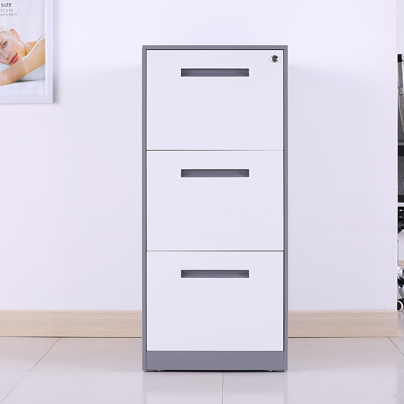 3 Drawer Office Storage Metal Frame Cabinet
