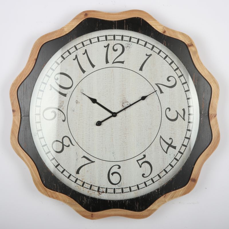 East-Wall Wooden Wall Clock Rural Classic Style EA131093S