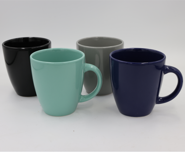 Eleven OZ Color Glazed Mug