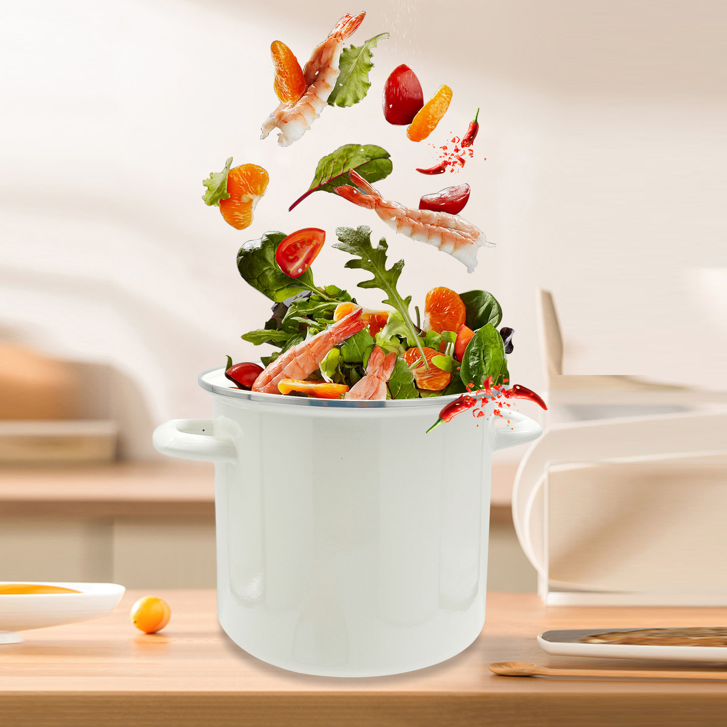 Large cooking soup pot giant stock pot for soup and stewing meat