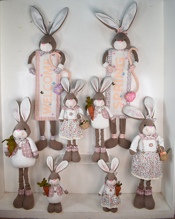 Easter decoration Gift Floral rabbit