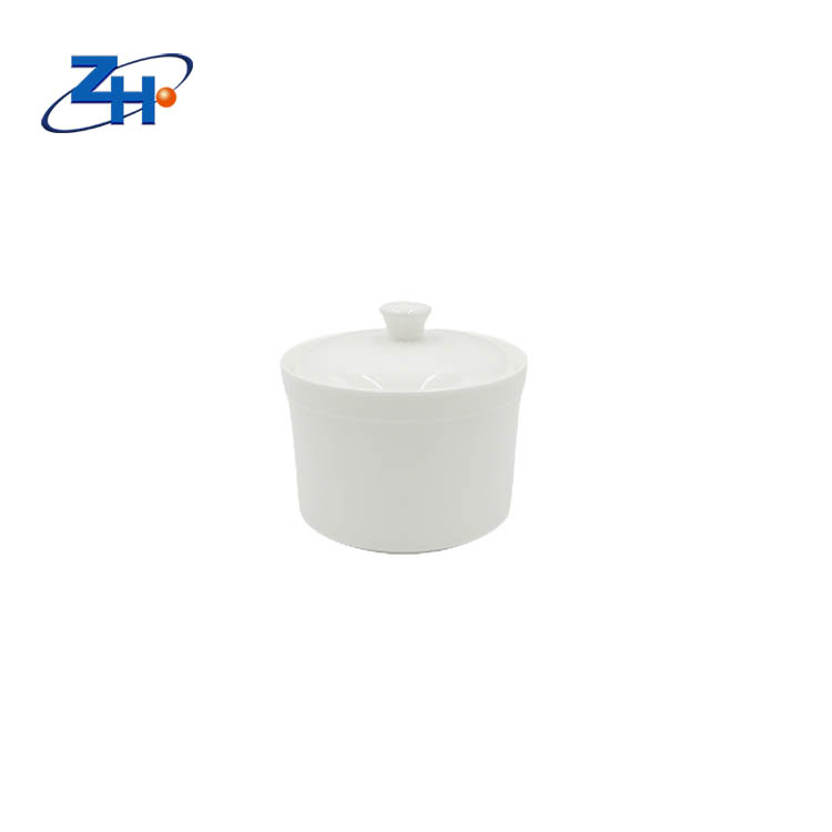 5inch customized bone china strew pot, soup pot