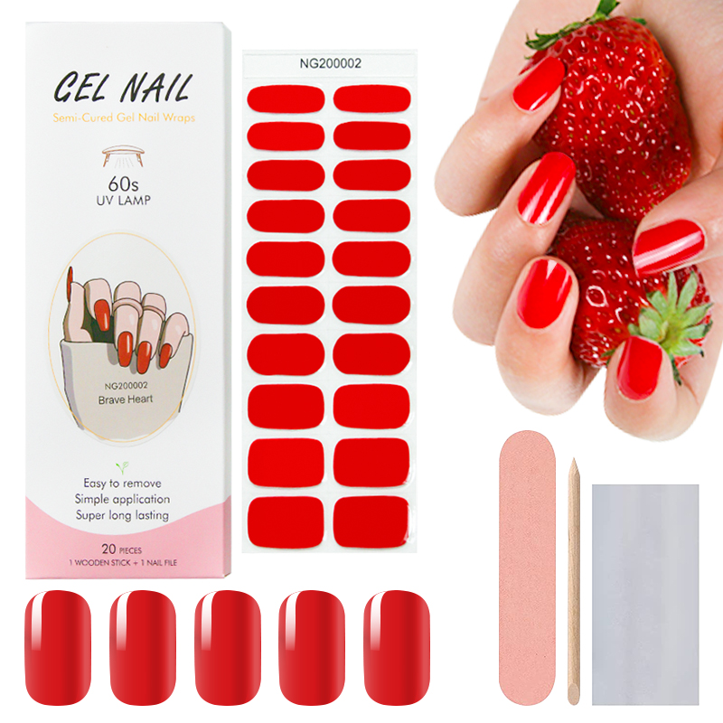 HUIZI GeL Nail Wraps Essential Wholesale Gel Nail Wraps For Flawless Nails Custom White Pearl Nails
