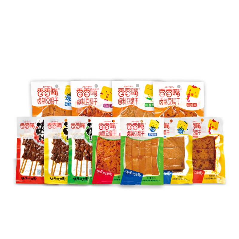 JOYTOFU Marinated Dried Tofu Sichuan Special Spicy Leisure Bean Products