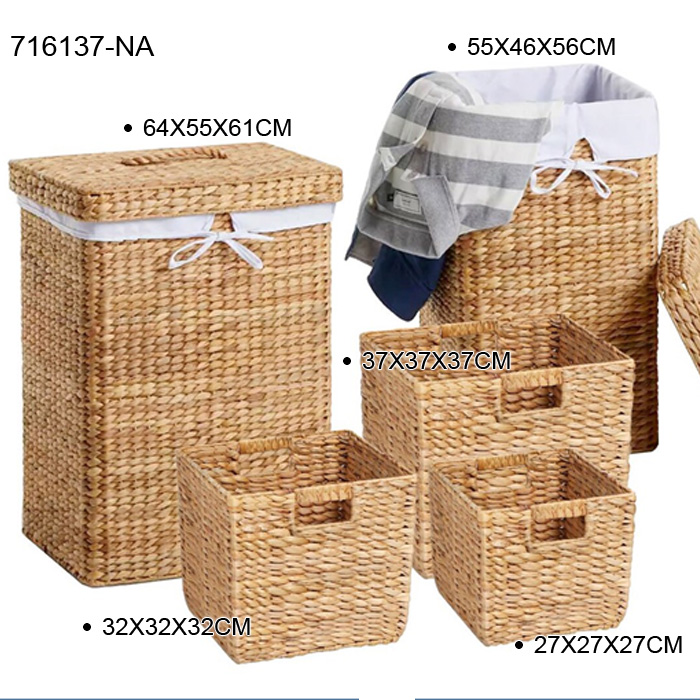 0-Water hyacinth basket