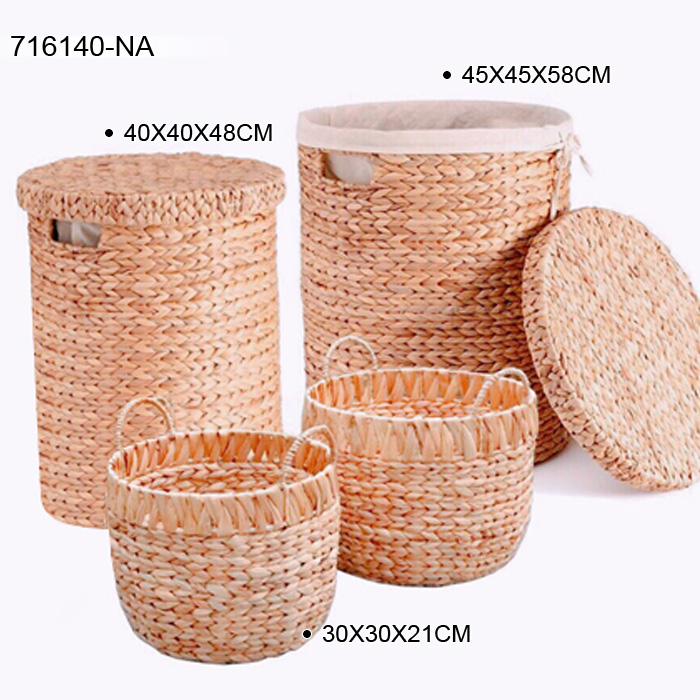 0-Water hyacinth basket