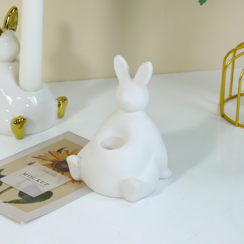 Rabbit candlestick