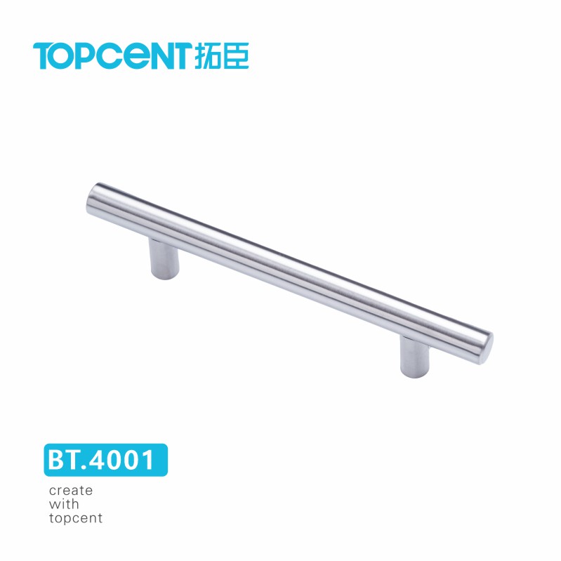 【Free Samples】BT.4001 furniture hardware feature product stainless steel furniture cabinet T bar solid metal door handle
