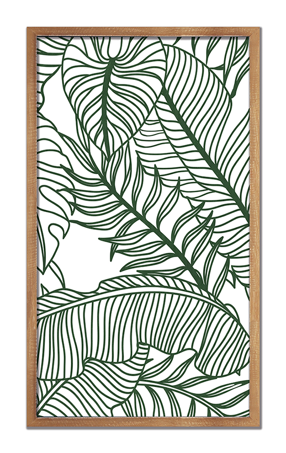 East-Wall Spring leaf wooden wall decoration GB60303