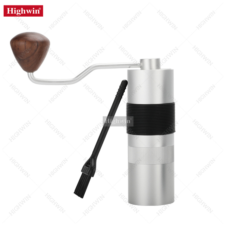 Stainless Steel Conical Burr Manual Coffee Grinder