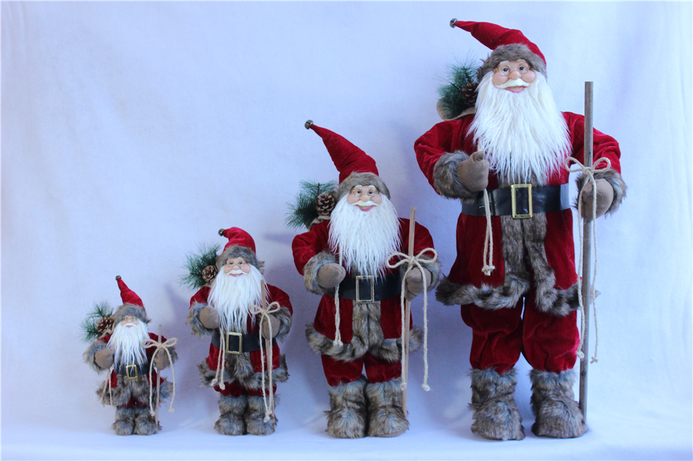 30cm/45cm/60cm/90cm/120cm height set of Santa Clause