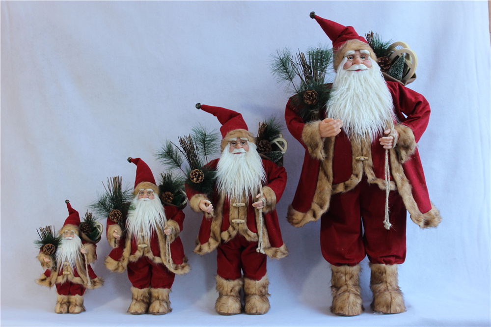 30cm/45cm/60cm/90cm/120cm height set of Santa Clause
