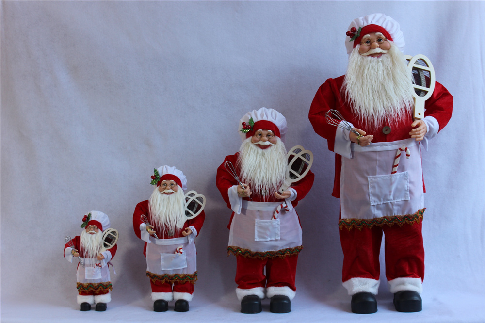 30cm/45cm/60cm/90cm/120cm height set of Santa Clause