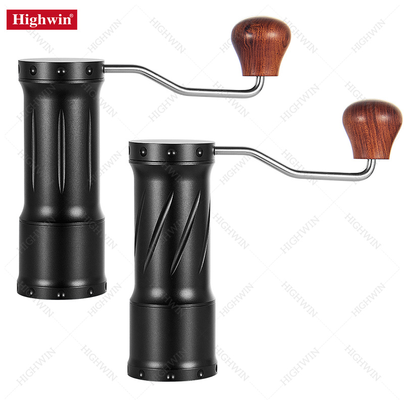 Hand Stainless Steel Burr Mill Coffee Grinder with Adjustable Conical