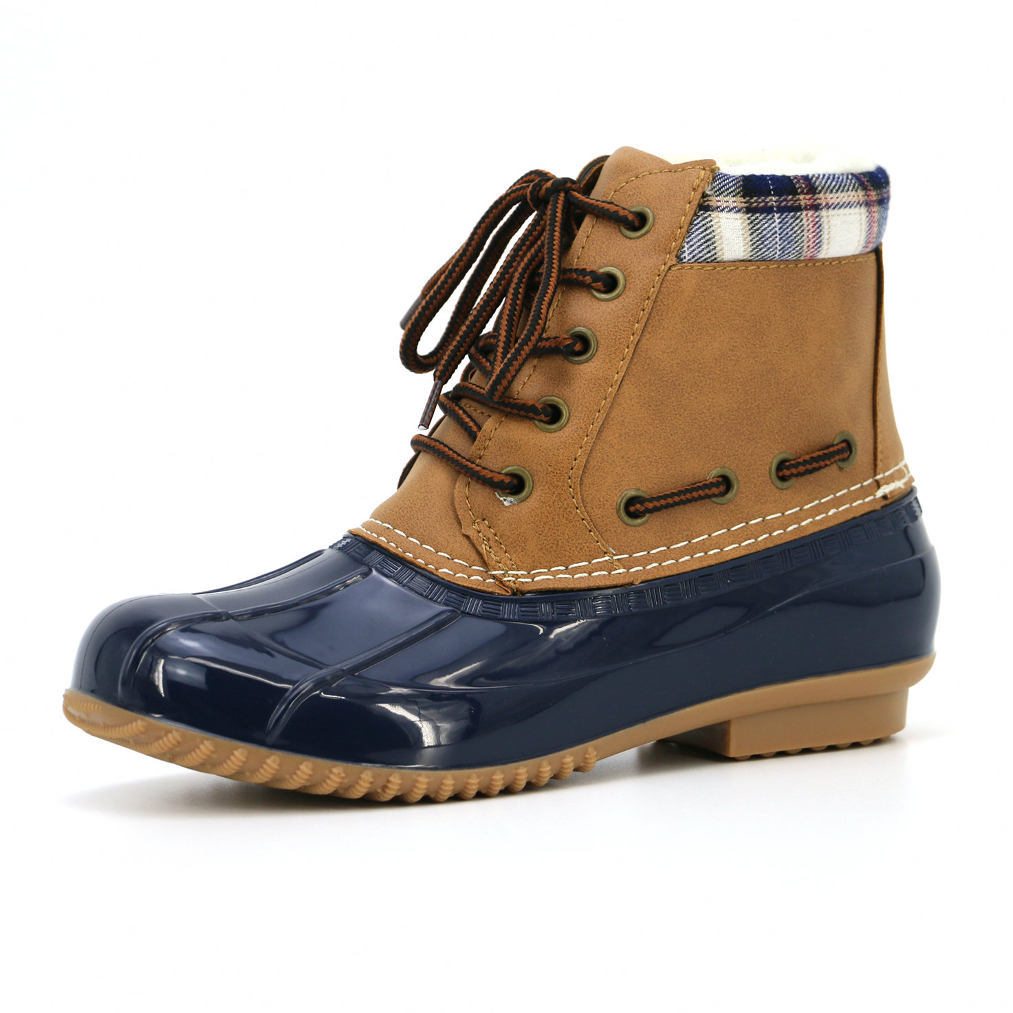 High-Quality PVC Duck Boots Waterproof Bean Boots for Women