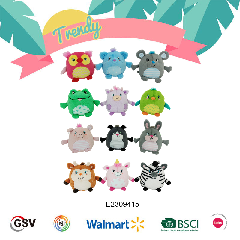 Trendy animals Pig Cow Frog GTST PLUSH TOY(E2309415)