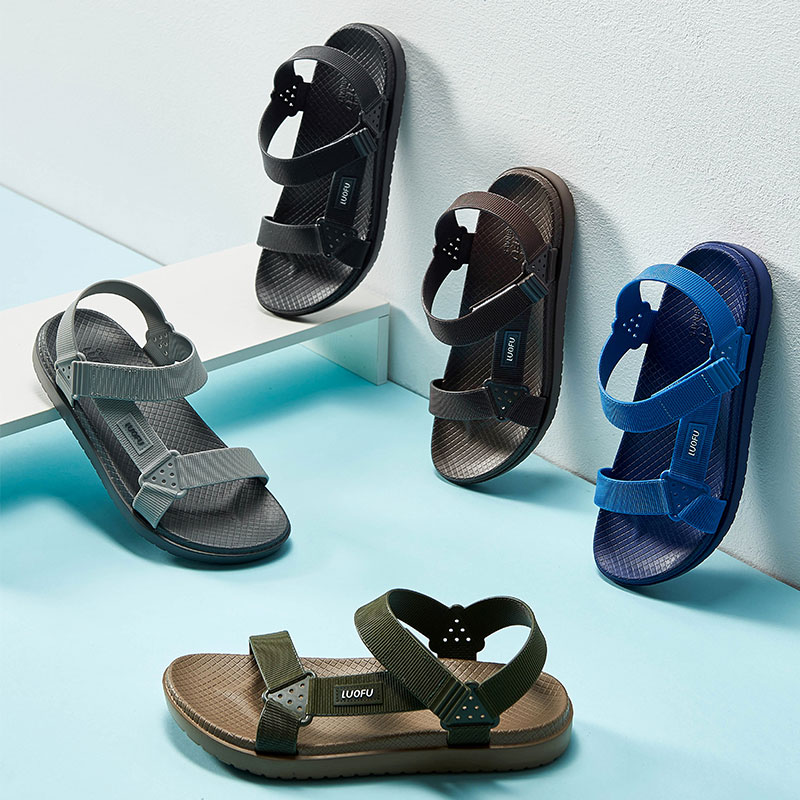 Luofu Eva Sandal For Man PVC Strap Outdoor Beach Sandal